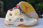 Air Jordan 5 x O-W Cream Men