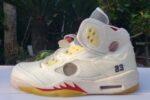 Air Jordan 5 x O-W Cream Men