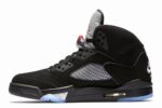 Retro Air Jordan 5 Metallic Black