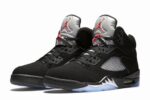 Retro Air Jordan 5 Metallic Black