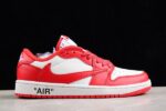 Travis Scott x Air Jordan 1 Low White Red