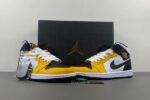 cheap Retro Air Jordan 1 Mid Yellow Toe