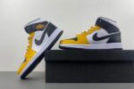 cheap Retro Air Jordan 1 Mid Yellow Toe