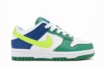 Dunk SB Low White Green Blue Kid