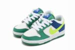 Dunk SB Low White Green Blue Kid