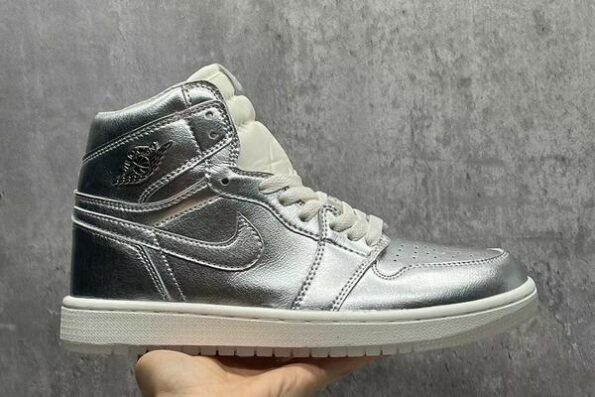 Air Jordan 1 Higher Metal Silver Men's