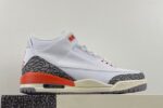 Retro Air Jordan 3 White Orange Gray Men’s