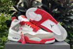 Air Jordan 4 Year of Dragon White Gray Red