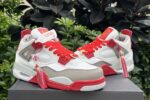 Air Jordan 4 Year of Dragon White Gray Red