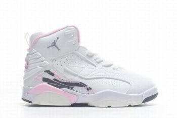 Retro Air Jordan 6 White Pink Black Kids