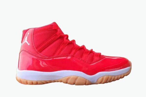 Cheap Retro Air Jordan 11 Red White Men's