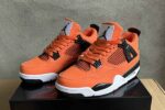 Cheap Retro Air Jordan 4 Orange Black Men’s