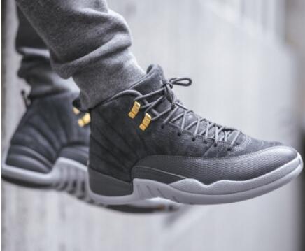 cheap real jordans Air Jordan 12 clothed cool grey