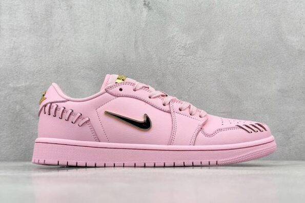 Air Jordan 1 Low Method Of Make Pink Gold Men's