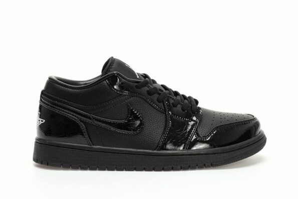 Retro Air Jordan 1 Low Blackpatent Men's