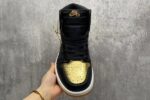 Cheap Retro Air Jordan 1 Black Gold Men’s