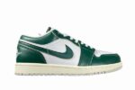 Retro Air Jordan 1 Low White Oxidized Green Men's