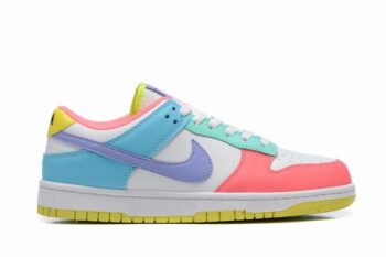 Dunk SB Low White Blue Pink Yellow Women's