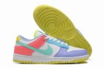 Dunk SB Low White Blue Pink Yellow Women’s