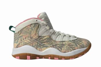 Retro Air Jordan 10 White Rose Pink Men's