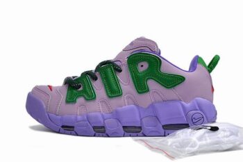 Air More Uptempo Low Purple Green Men's