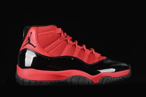 Retro Air Jordan 11 Red Black Men's