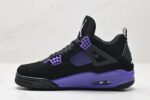 Air Jordan 4 Black Purple thunder Men’s