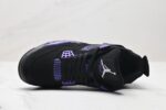 Air Jordan 4 Black Purple thunder Men’s