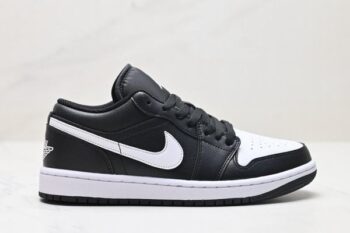 Air Jordan 1 Low Black White Men's