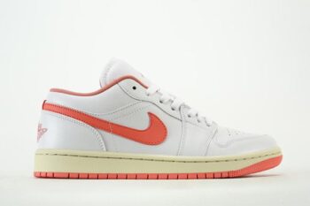 Air Jordan 1 Low White Orange Men's