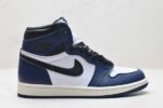 Air Jordan 1 High OG White Dark Blue Black Men’s