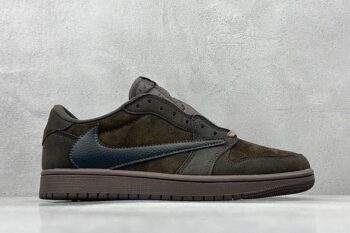 Travis Scott x Air Jordan 1 Low OG Velvet Brown Men's