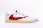 Travis Scott x Air Jordan 1 Low White Red Men’s