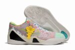 Zoom Kobe 9 Creamy Multi Green Rose Pink Men’s