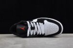 Air Jordan 1 Low White Grey Black Men’s