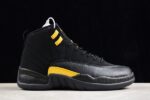 Retro Air Jordan 12 Black Taxi Men's