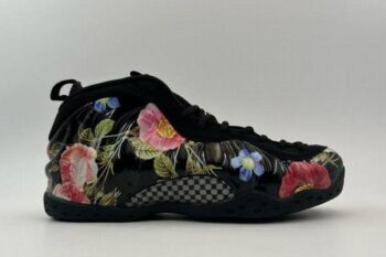Air Foamposite One Black Flower Men's