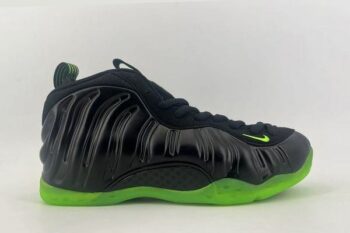 Air Foamposite One Black Green Men's