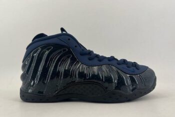 Air Foamposite One Black Navy Men's
