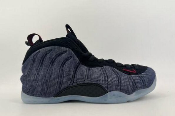 Air Foamposite One Black Navy Red Men's