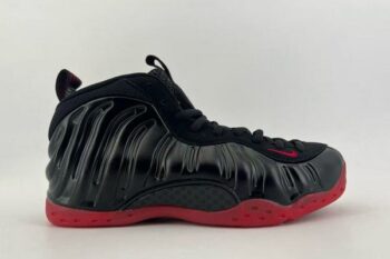 Air Foamposite One Black Red Men's