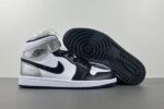 Air Jordan 1 Mid White Black Silver Men’s