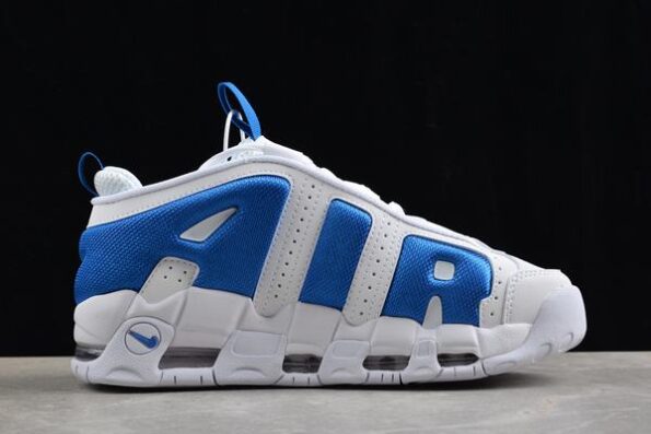 Air More Uptempo White Blue Men's