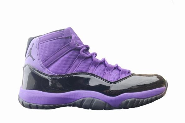 Retro Air Jordan 11 Black Purple Men's