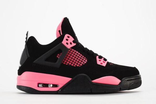 Retro Air Jordan 4 Black Pink Men's