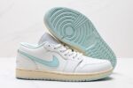 Cheap Air Jordan 1 Low White Green Women’s