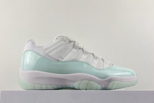 Cheap Air Jordan 11 Low Igloo White Green Men's