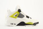 Air Jordan 4 White Black Lemon Yellow Men's
