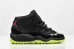 Retro Air Jordan 11 Black Green Kids