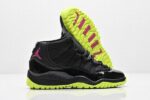 Retro Air Jordan 11 Black Green Kids
